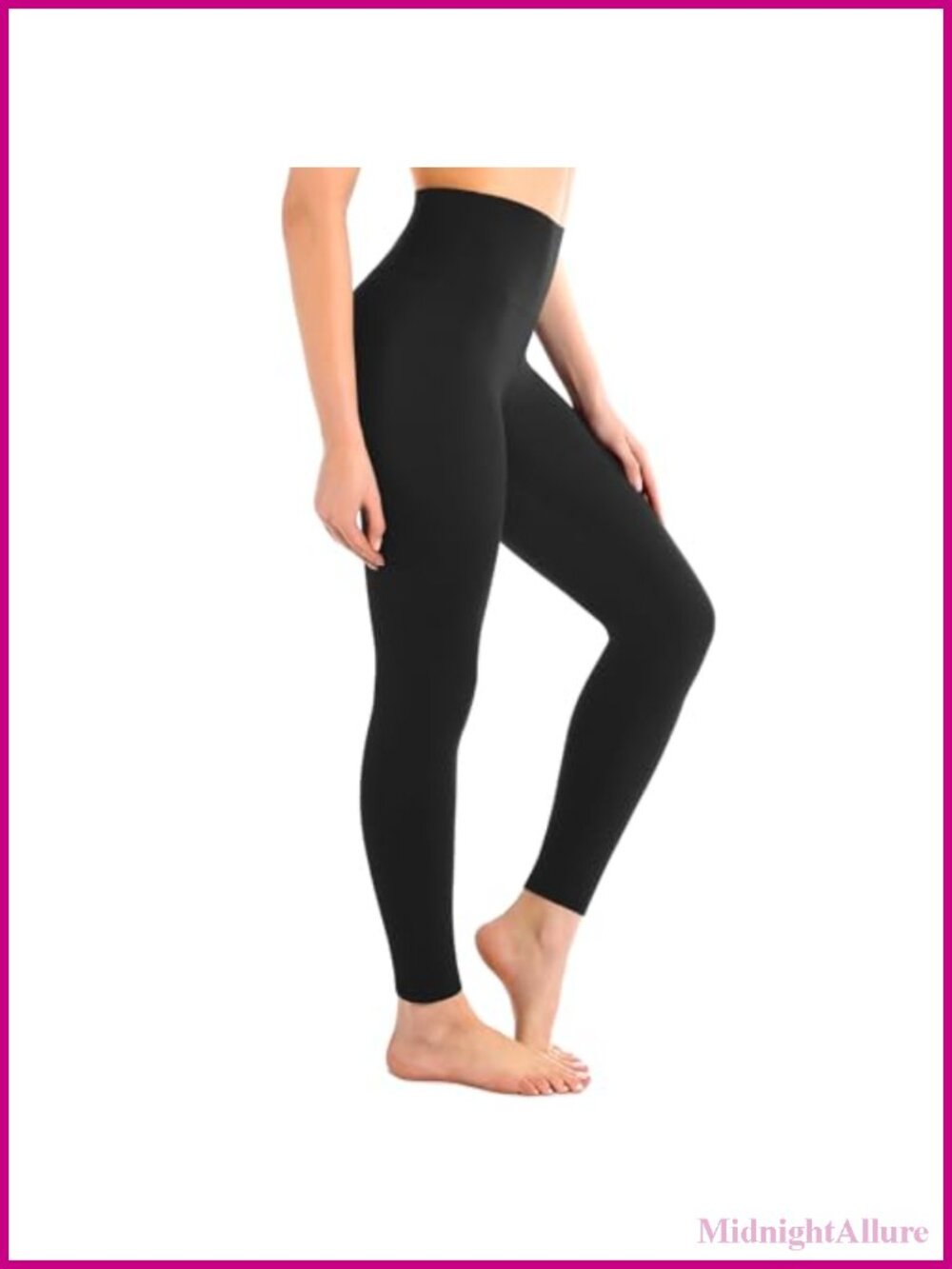 High Waisted Compression Leggings, Non See-Through 4-Way Stretch